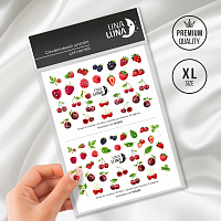 Una Luna, слайдер-дизайн для ногтей Volumetric set (3D1203)