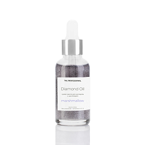 TNL, Diamond Oil - сухое масло для кутикулы с шиммером (маршмеллоу), 30 мл