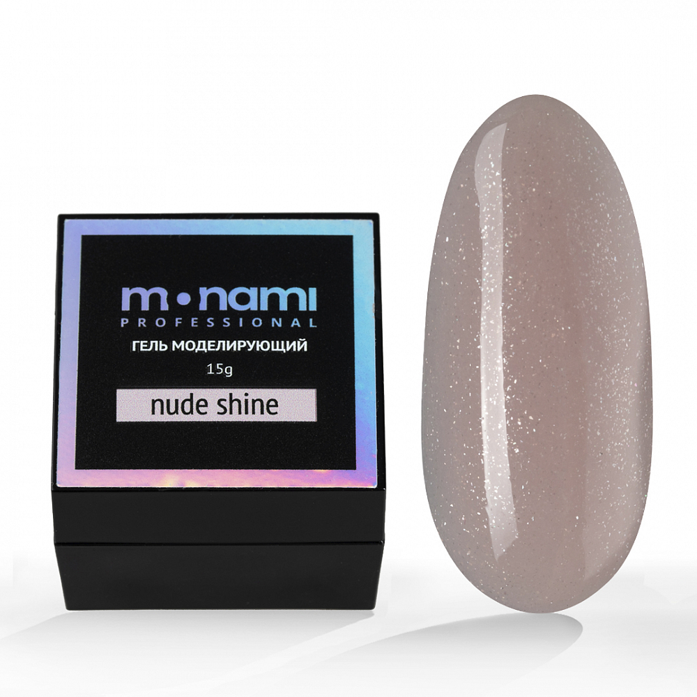 Monami, гель моделирующий (Nude Shine), 15 гр