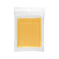 Irisk, микрощеточки в пакете (размер L, желтые), 100шт