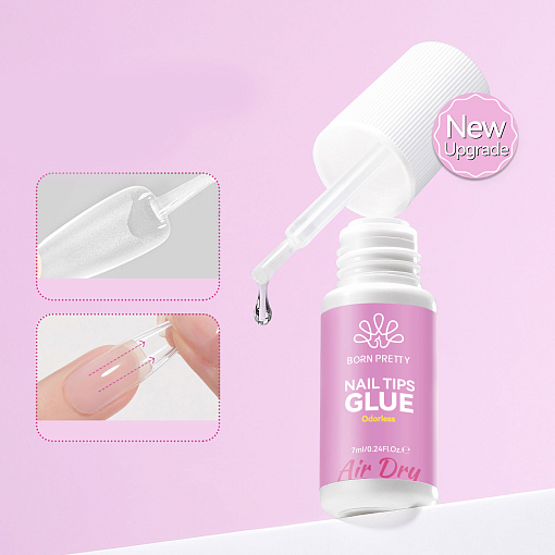 Born Pretty, Odorless Nail Tips Glue - клей для ногтей (без запаха), 7 мл