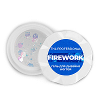 TNL, гель для дизайна ногтей «Firework» №02 (прозрачный залп), 5 мл