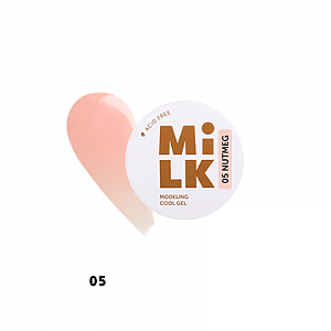 Milk, Modeling Cool Gel - бескислотный холодный гель для моделирования ногтей №05 (Nutmeg), 15 гр