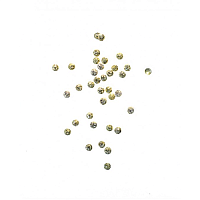 Artex, декор металлический полусферы круглые полые шлифованные (золото 1 мм)