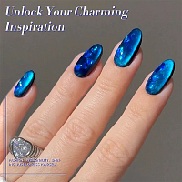 Born Pretty, Crystal Cat Magnetic Gel - магнитный гель-лак "кошачий глаз" MY47, 10 мл