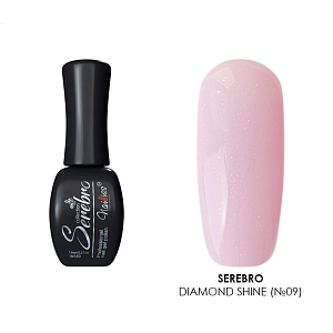 Serebro, гель-лак "Diamond Shine" (№09), 11 мл