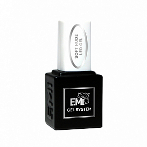 EMI, Soft Nude LED Gel - камуфлирующий гель для моделирования (в бутылочке, нюд), 9 мл