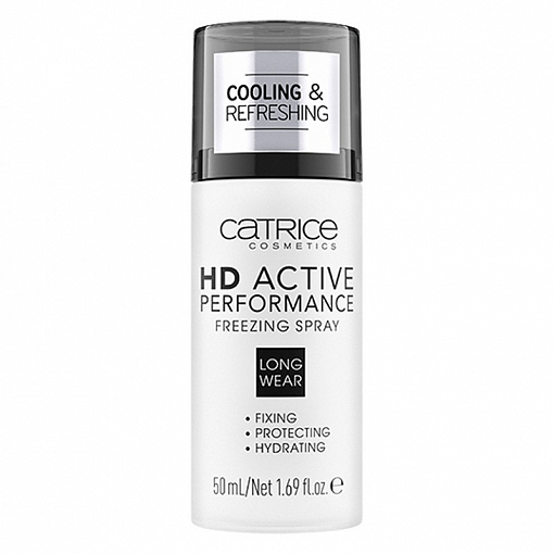 Catrice, HD Active Performance Freezing Spray - спрей фиксирующий для макияжа, 50 мл