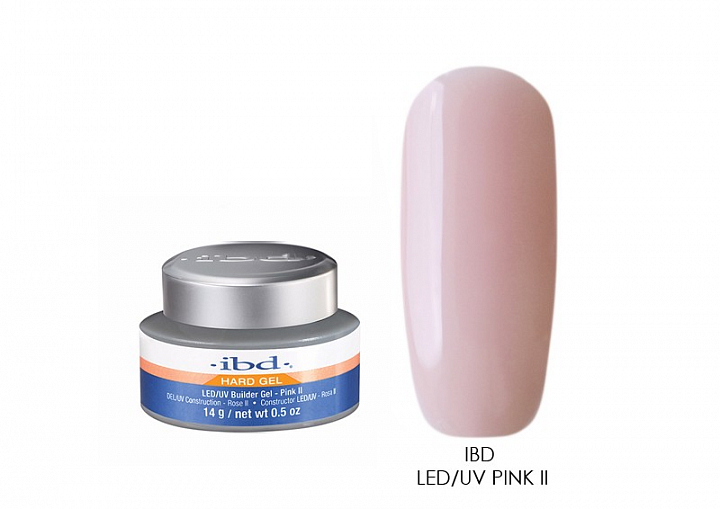 IBD, Led/UV Pink II – конструирующий камуфлирующий гель, 14 г