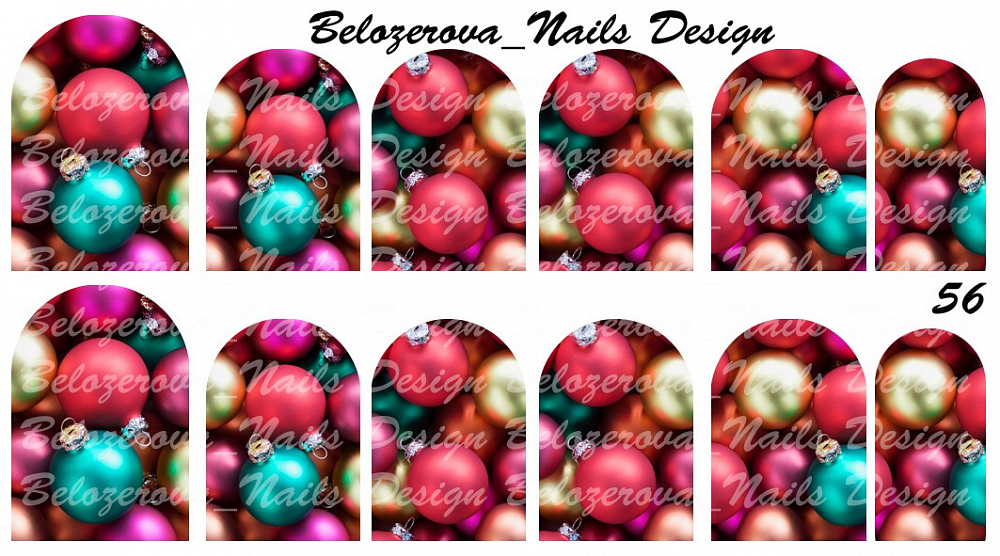 Слайдер-дизайн Belozerova Nails Design на белой пленке (56)