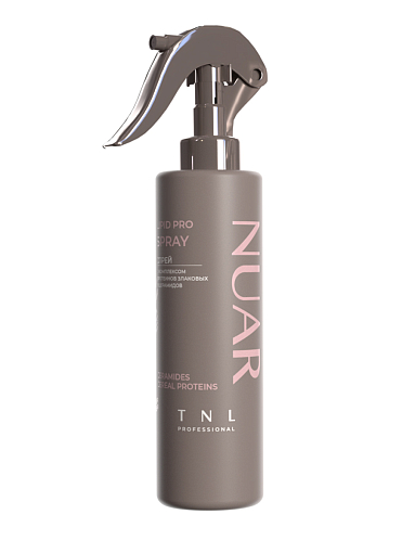 TNL, NUAR - липидный спрей для волос с комплексом протеинов злаковых и церамидов, 200 мл