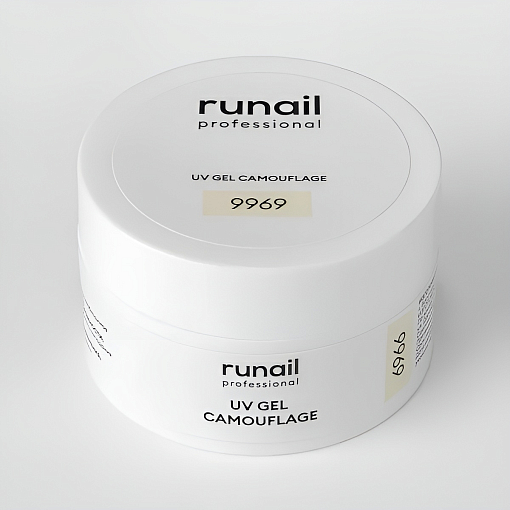 Runail, камуфлирующий УФ-гель №9969 (Сгущенное молоко), 15 гр