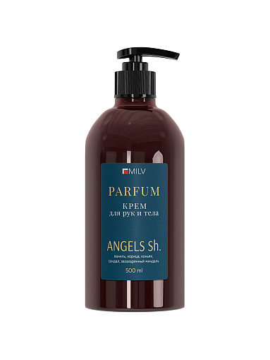 Milv, парфюмированный питательный крем для рук и тела с живицей №11, 500 мл