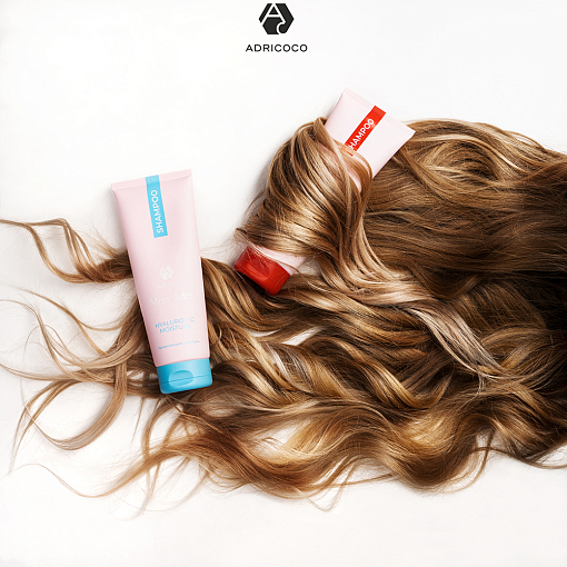 Набор в подарочном боксе Adricoco №5 (шампунь, бальзам, масло-флюид, спрей для волос)