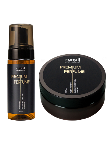 Runail, набор №121 парфюмированная очищающая мульти-пенка и суфле-парафин для рук и тела Runail, набор №121 парфюмированная очищающая мульти-пенка и суфле-парафин для рук и тела