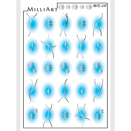 Anna Tkacheva, слайдер-дизайн MilliArt металлик MTL-231