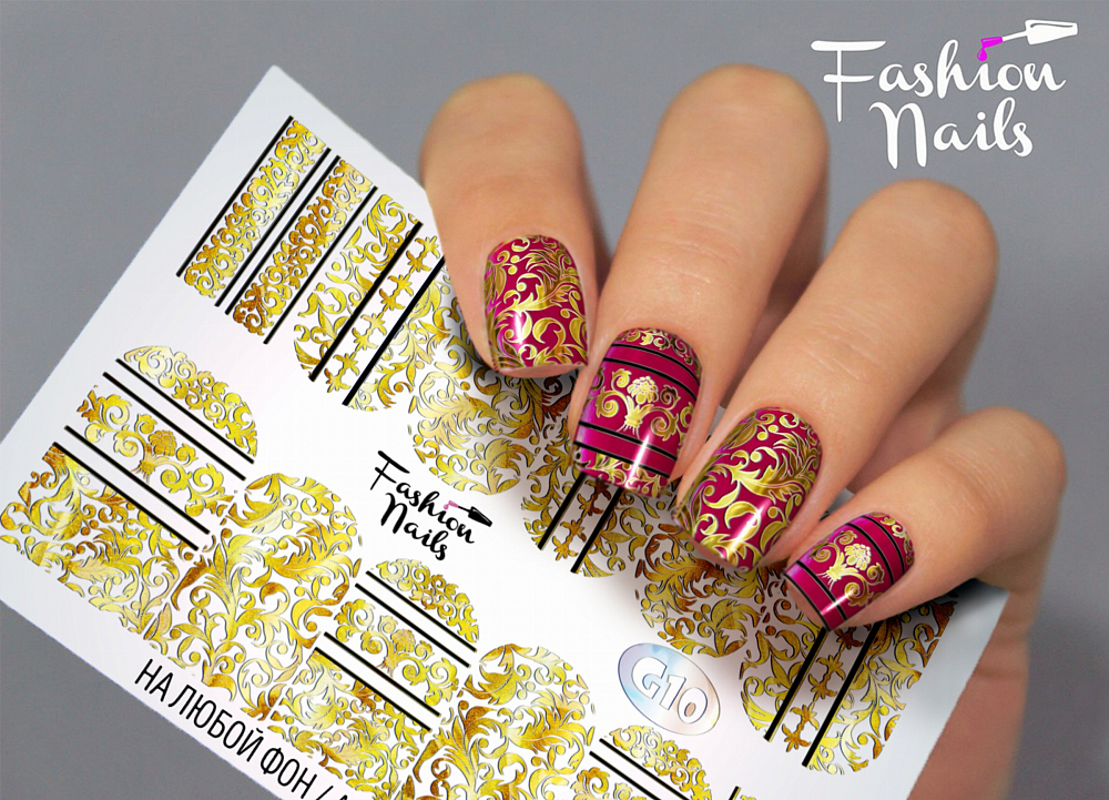 Fashion Nails, слайдер-дизайн "Galaxy" №10