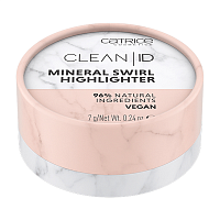 Catrice, Clean Id Mineral Swirl Highlighter - хайлайтер (010 Silver Rose розовый)