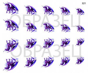 Слайдер-дизайн "Фиолетовый дракон 321"