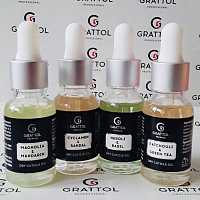 Grattol Premium, Dry cuticle oil - сухое масло для кутикулы "Пачули и зеленый чай", 15 мл