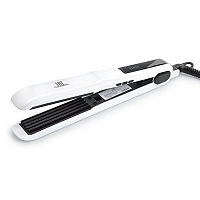 TNL, Excellence - щипцы "гофре" для волос (белые)