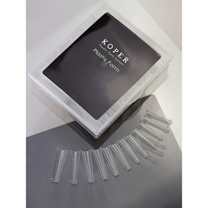 Обратные многоразовые формы для наращивания ногтей "Арочная балерина" (40614), 120 шт