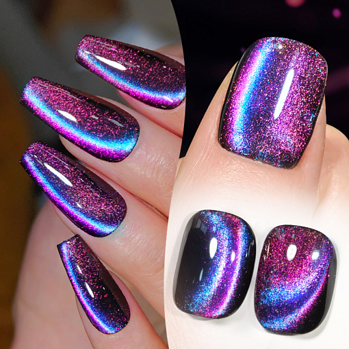Born Pretty, 9D Polaris Cat Eye Gel - магнитный гель-лак "кошачий глаз" MY28, 10 мл