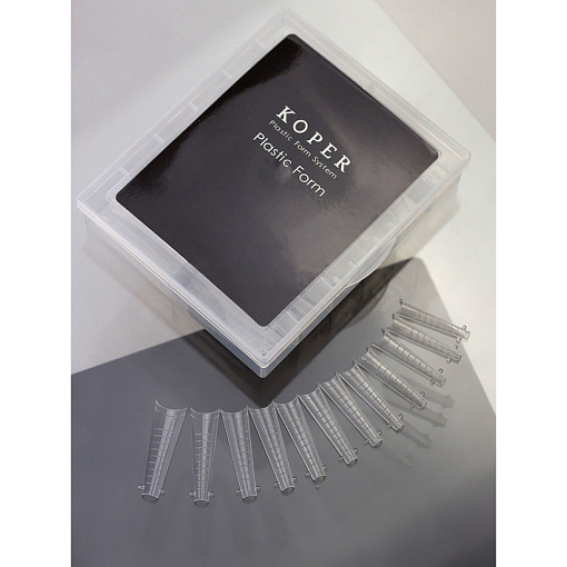 Обратные многоразовые формы для наращивания ногтей "Арочная балерина" (40614), 120 шт