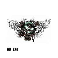 Irisk, тату для тела ЗD переводные (HB-189)