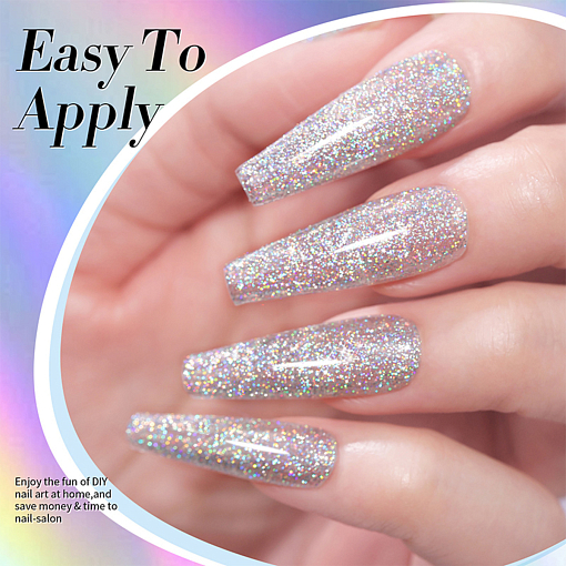 Born Pretty, Laser Glitter Gel Polish-LS01 - гель-лак, 10 мл