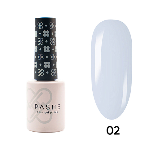 PASHE, Angel Color Base - жесткая цветная база для гель-лака №02, 9 мл