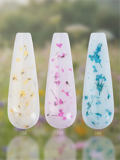 I am, Quick Gel - скоростной жидкий гель с сухоцветами №40, 12 мл