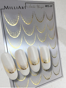 Anna Tkacheva, слайдер-дизайн MilliArt металлик MTL-271