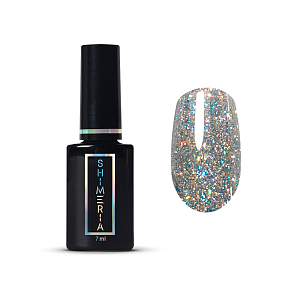 RuNail, Shimeria Holographic - гель-лак светоотражающий №9725, 7 мл