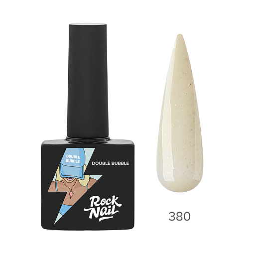 RockNail, Double Bubble - гель-лак №380, 10 мл