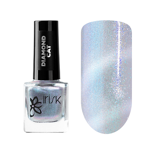 Irisk, Cat eye 3D - лаковое покрытие для ногтей с эффектом кошачьего глаза (011), 8 мл