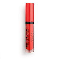 Makeup Revolution, Sheer Brillant - блеск для губ (Cherry 132)