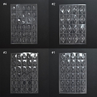 Трафареты для создания огранки "Драгоценный камень" (№3)