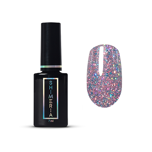 RuNail, Shimeria Holographic - гель-лак светоотражающий №9729, 7 мл