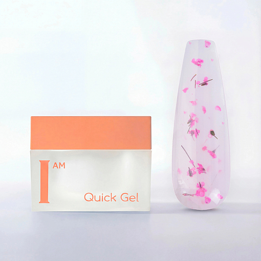 I am, Quick Gel - скоростной жидкий гель с сухоцветами №39, 12 мл