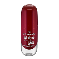 Essence, shine last & go! — лак для ногтей (бордовый т.14), 8 мл
