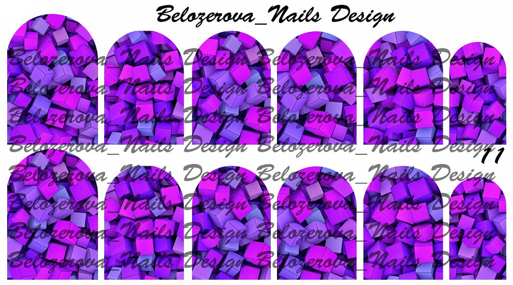 Слайдер-дизайн Belozerova Nails Design на белой пленке (11)