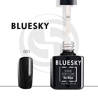 Bluesky, Luxury Silver - топ с шиммером (Glitter 001), 10 мл