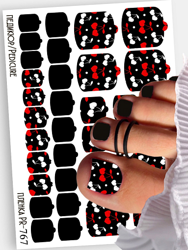 Anna Tkacheva, наклейки пленки для педикюра PR-767 Anna Tkacheva, наклейки пленки для педикюра PR-767