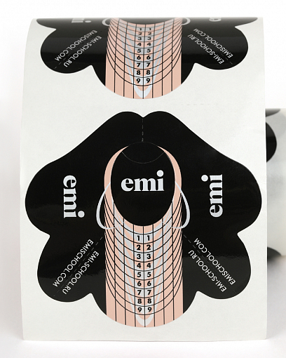 EMI, одноразовые формы для наращивания ногтей (10 единиц), 100 шт