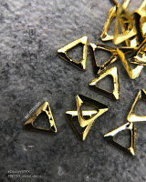 Artex, декор металлический (треугольник золото 3мм)