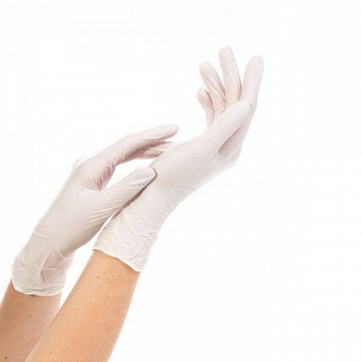 Archdale, перчатки для маникюриста нитриловые Nitrimax (белые, S), 50 пар