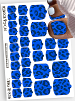 Anna Tkacheva, наклейки пленки для педикюра PR-836