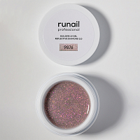 RuNail, BUILDER UV GEL REFLECTIVE DIAMOND 2.0 - моделирующий УФ-гель светоотражающий №9876, 15 гр