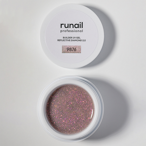 Runail, набор №127 моделирующий УФ-гель светоотражающий REFLECTIVE DIAMOND 2.0 (3 оттенка по 15 гр)